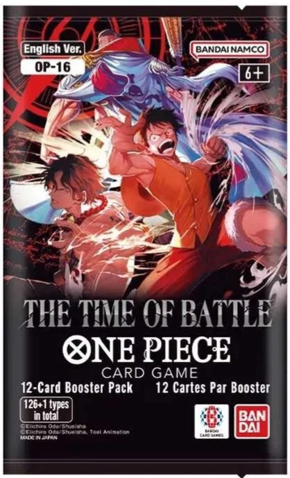 Bandai Namco One Piece Booster Pack English Trading Card The Time Of Battle OP-16