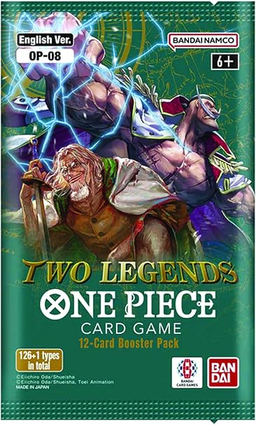 Bandai Namco One Piece Two Legends Card Game OP-08, English Version, 12-Card Booster Pack